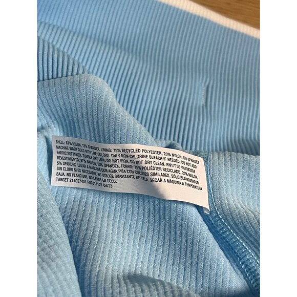 All In Motion Mid Rise Active Skater Skort Light Blue Size 3X Activewear Athleis - Picture 7 of 8